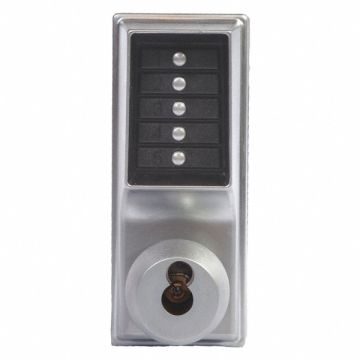 Push Button Lock Entry Key Override
