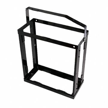 Gas Can Holder Black 19-1/2 in L
