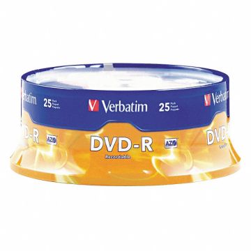 DVD-R Disc 4.70 GB 120 min 16x PK25