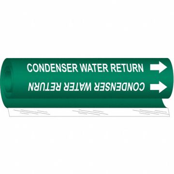 Pipe Marker Condenser Water Return 5in H