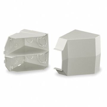 Ceiling Adapter Off White PVC Wall-Trak