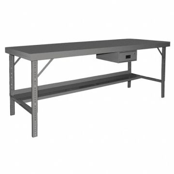 Adj. Work Table Steel 120 W 30 D