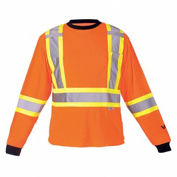 Long Sleeve Shirt Unisex S Orange