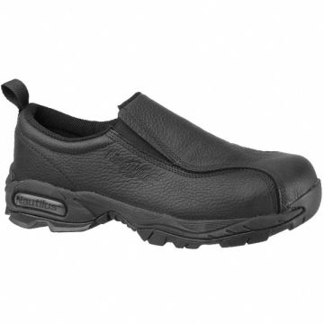 Loafer Shoe 7 Wide Black Steel PR
