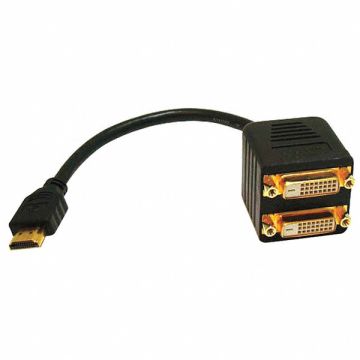 Splitter HDMI M/(2) DVI-D F
