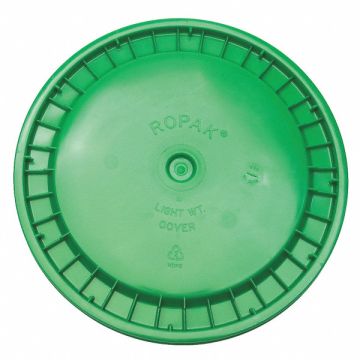 K4870 Plastic Pail Lid Green HDPE