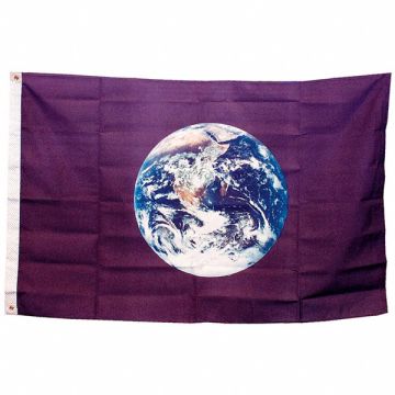 Earth Flag 3x5 Ft Nylon