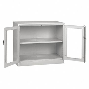 Storage Cabinet 42 x48 x24 LtGry 2Shlv