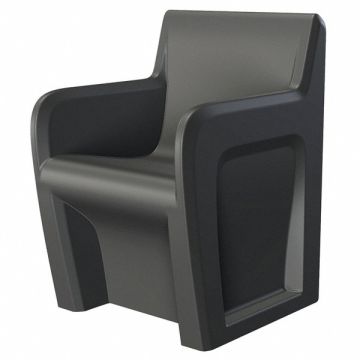 Sentinel Arm Chair Polyethylene Black