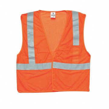 E6630 High Visibility Vest Class 2 6XL Orange