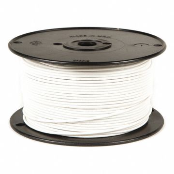 Primary Wire 22 AWG 1 Cond 100 ft White