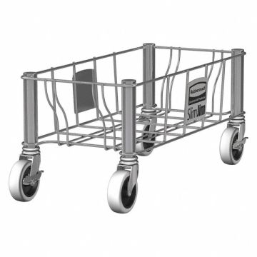 Container Dolly 100 lb Single 9 H Gray