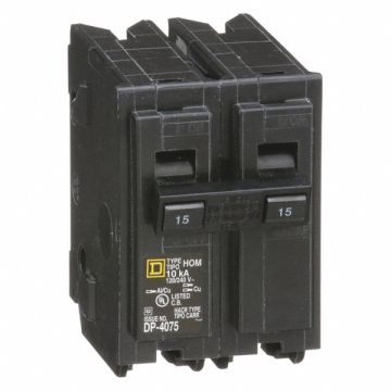 Circuit Breaker 15A Plug In 120/240V 2P