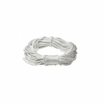 Rope Nylon Twisted 3/8 in Dia 100 ft L