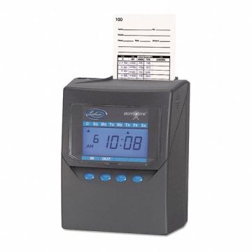 Electronic Automatic Time Recorder Gray