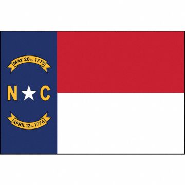 D3761 North Carolina State Flag 3x5 Ft
