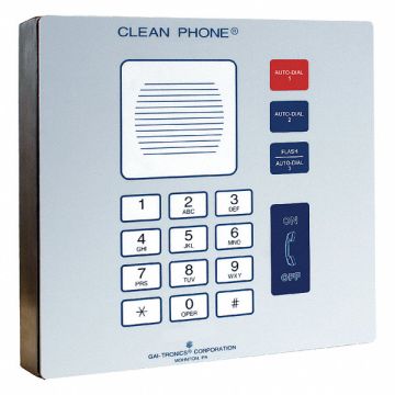 Cleanroom Telephone Wall Gray