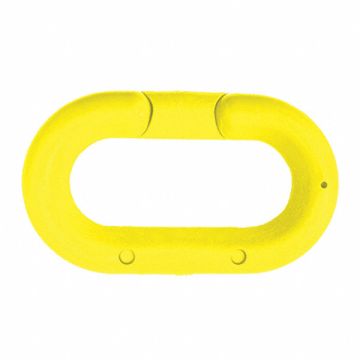 Chain Link Yellow 2 Size Plastic PK10