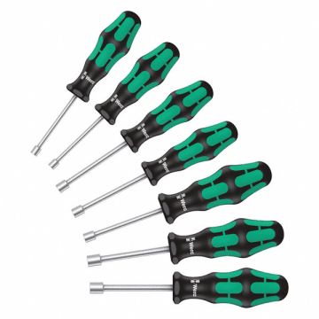 Nut Driver Set 7 Pieces Metric Solid