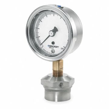 D0988 Compound Gauge 30 Hg to 15 psi 2-1/2In