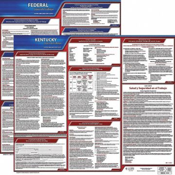 Labor Law Poster Kit KY Spanish 27 in W