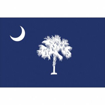 D3761 South Carolina State Flag 3x5 Ft