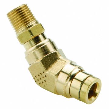 Female Elbow 45 Brass 1/4 Pipe Size