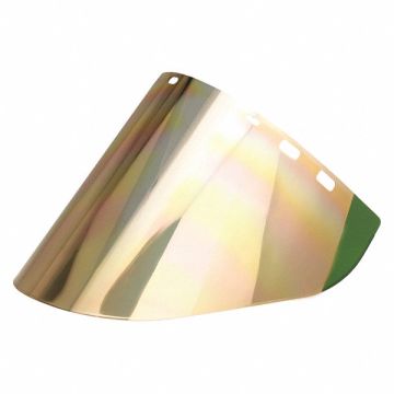 Faceshield Metalized Gold/Green
