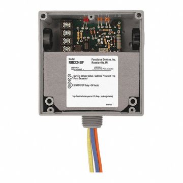 Enclsd 20A Rly/Adjustable Current Switch
