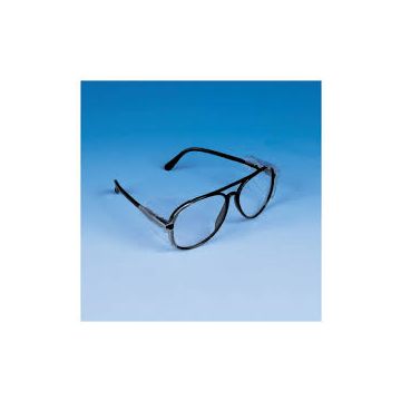 Spectacles,Safety, Silver Frame, Grey Lens