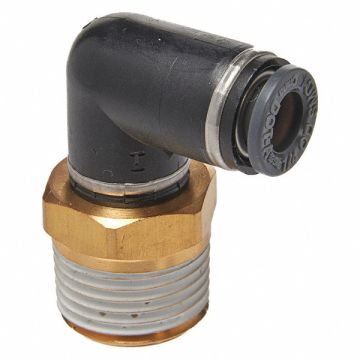 Male Elbow Compression Type Brass PK2
