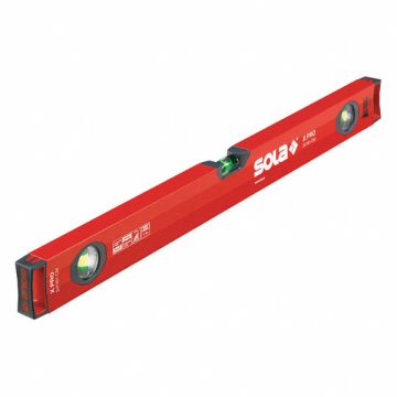 Box Level Aluminum 24 In Red