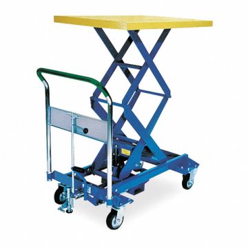 Scissor Lift Cart 770 lb Steel Fixed