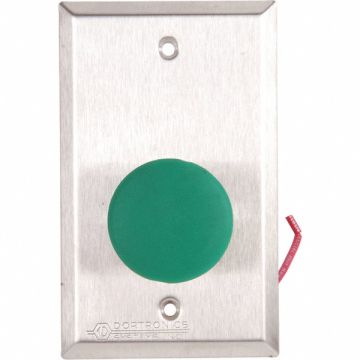 Push Button 125VAC 2-3/4 W Green Button