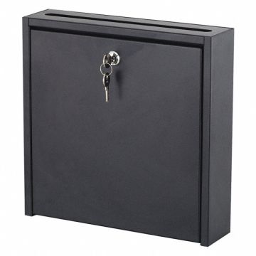 Interoffice Mail Box 12 H Steel Black