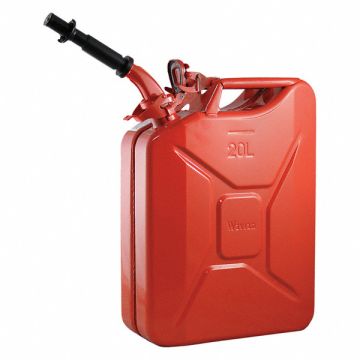 Gas Can 5 gal Red Include Spout