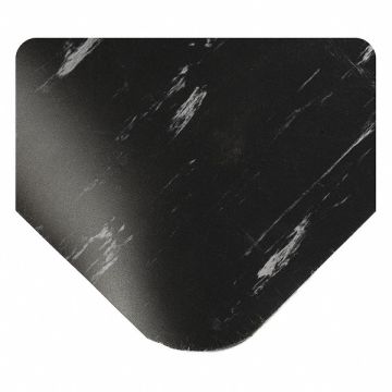 Tile-Top Antifatigue Mat Black 4x24 ft.