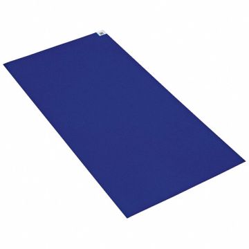Disposable Tacky Mat Blue 24 in W PK4