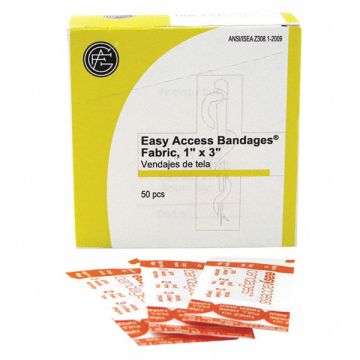 Strip Bandages Beige 3 L x 1 W PK50