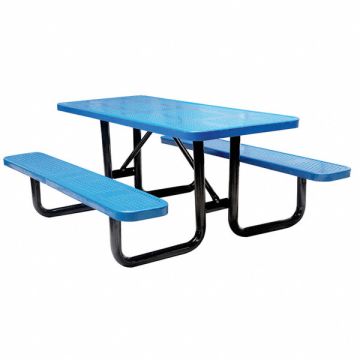 E5618 Picnic Table 72 W x62 D Blue