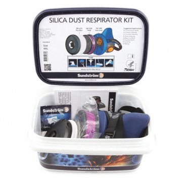 Half Mask Respirator Kit M/L Blue