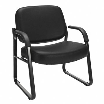 Arm Chair Black Vinyl/Plastic/Metal