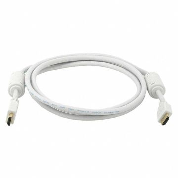 HDMI Cable High Speed White 6ft. 28AWG