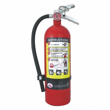 Fire Extinguisher Aluminum Red ABC