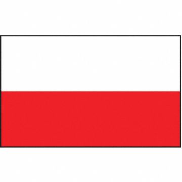 Poland Flag 3x5 Ft Nylon