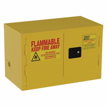 Flammable Safety Cabinet 11 gal Yellow