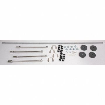 Stationary End Unit Kit 86 in Steel