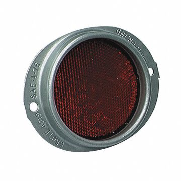 Reflector Oval Red 4-11/16 L