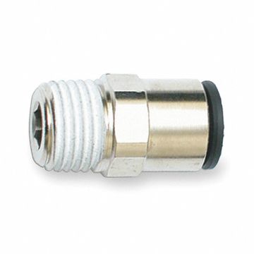 Male Connector Tube 8mm Pipe 3/8In PK10