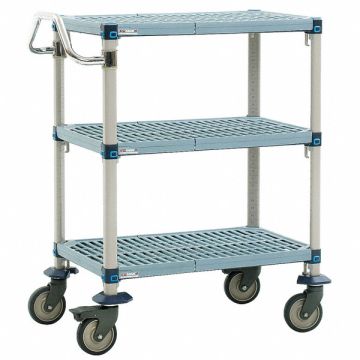 Utility Cart Microban 41x24x39 3 Shelf